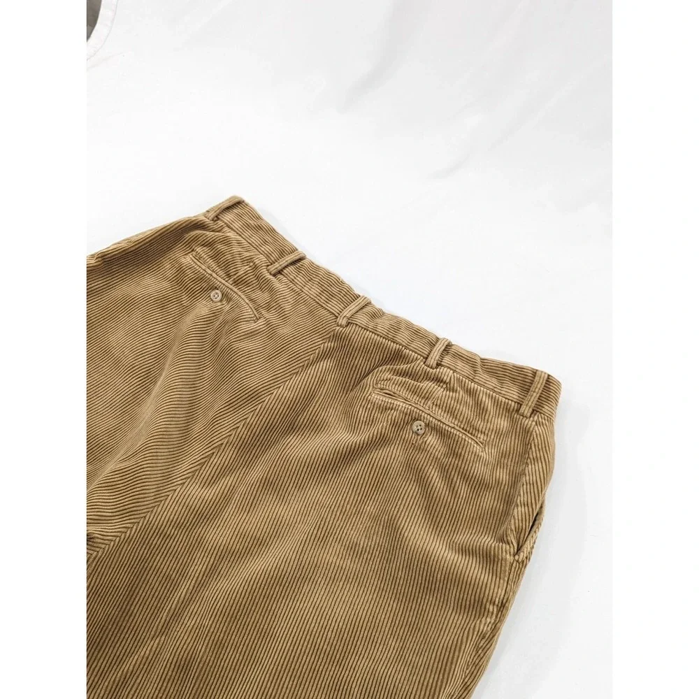 Vintage Polo Ralph Lauren Corduroy Pant Stash Pocket Wide Boys 38x26 (42*30) Tag